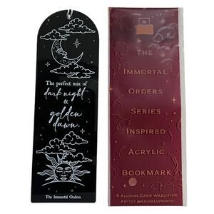 Darkly Bookish Box The Immortal Orders Acrylic Bookmark - September 2024